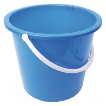 10 ltr Plastic Bucket Blue