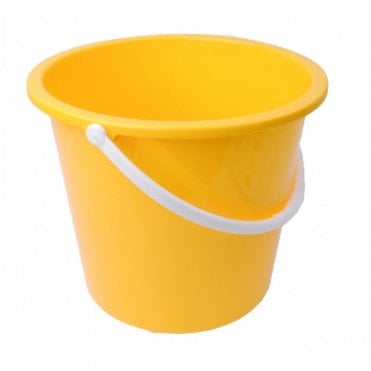 10 ltr Plastic Bucket Yellow