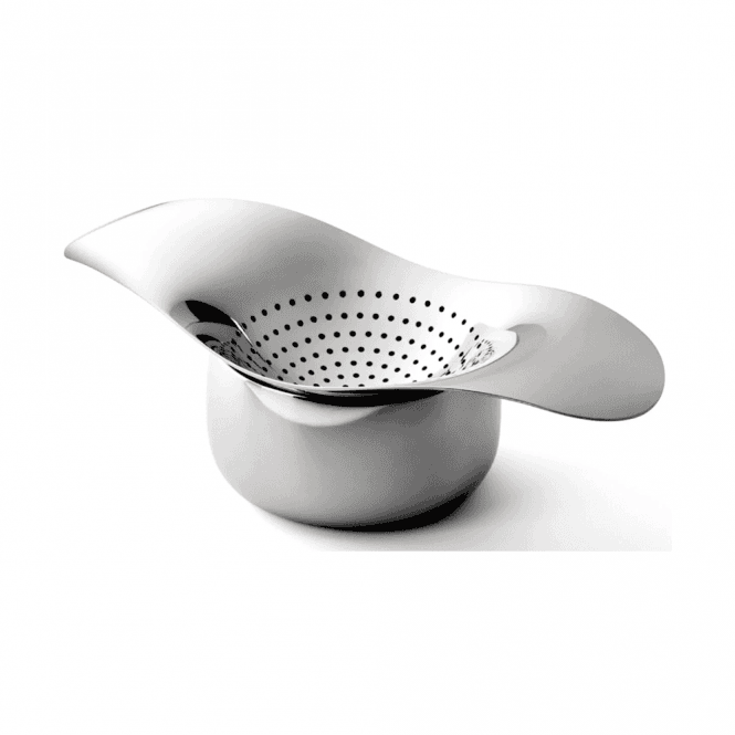 Robert Welch Drift Tea Strainer & Bowl