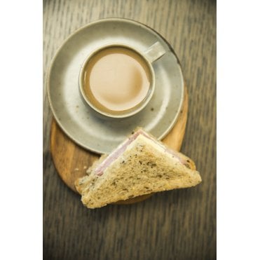 Java Decorated Coffee Saucer Meadow Green 15cm | Box of 12
