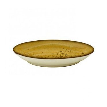 Java Decorated Coffee Saucer Sunrise Yellow 15cm | Box of 12
