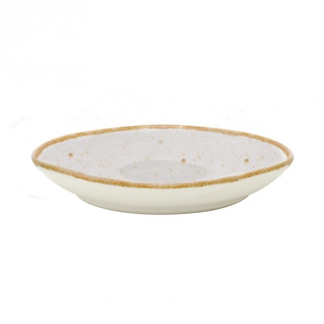 Sango Java Decorated Espresso Saucer Barley Cream 12cm 4.5