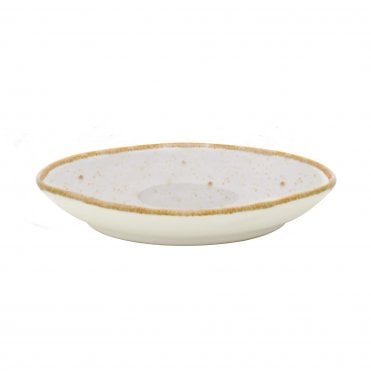 Java Decorated Espresso Saucer Barley Cream 12cm 4.5" | Box of 12