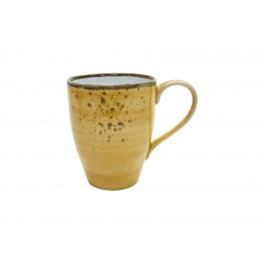 Java Decorated Latte Mug Sunrise Yellow 30cl 10.5oz | Box of 12