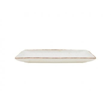 Java Decorated Rectangular Tray Barley Cream 25x10cm | Box of 6