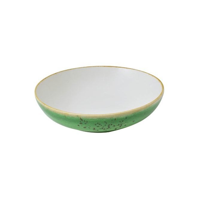 Sango Java Decorated Salad Bowl Eden Green 22.5cm | Box of 6