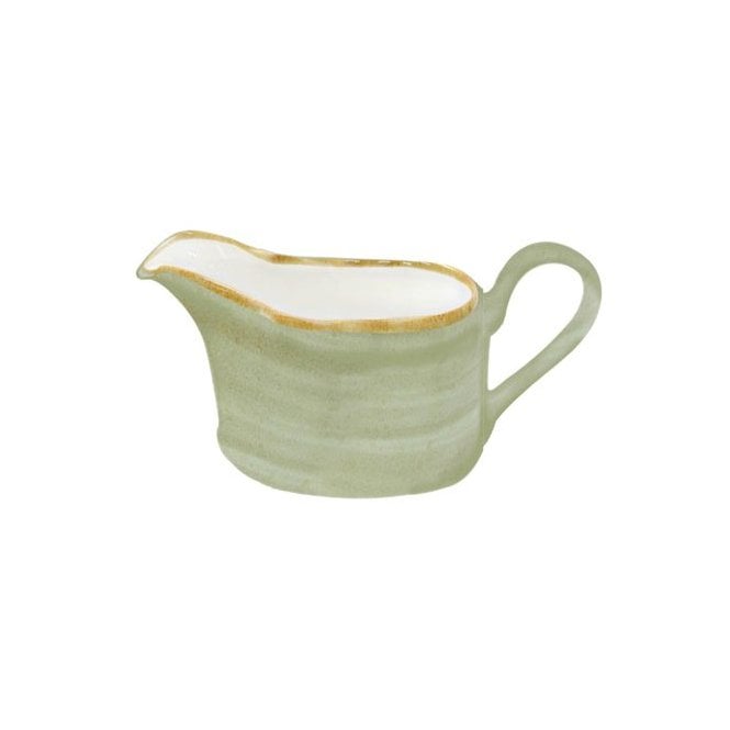 Sango Java Decorated Sauce Boat Meadow Green 19cl 6.7oz | Box of 6