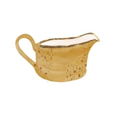 Java Decorated Sauce Boat Sunrise Yellow 19cl 6.7oz | Box of 6