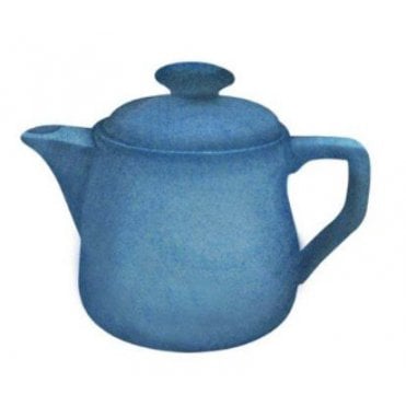 Java Decorated Teapot Horizon Blue 46cl 16oz | Box of 4
