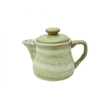 Java Decorated Teapot Meadow Green 46cl 16oz | Box of 4