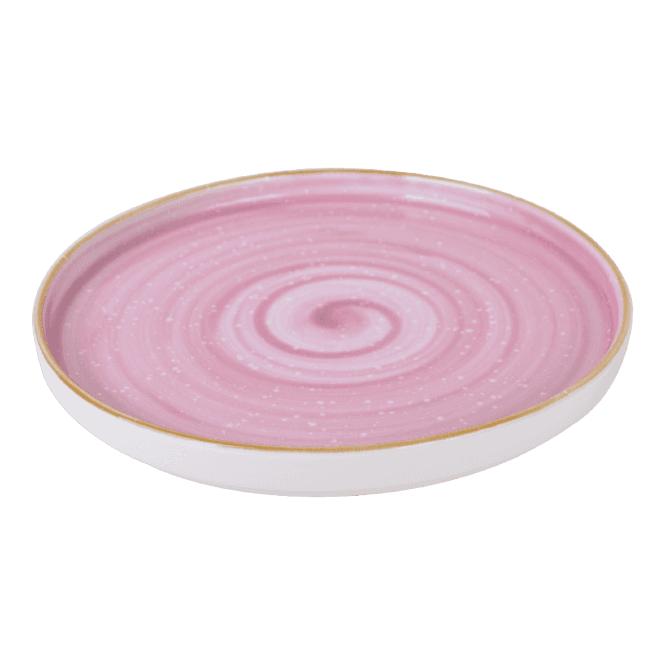 Sango Java Kaden Low Presentation Plate Baby Pink 26cm | Box of 6