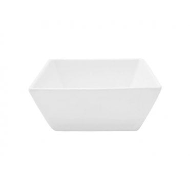 White Sqaure Bowl 19cm (7.5")
