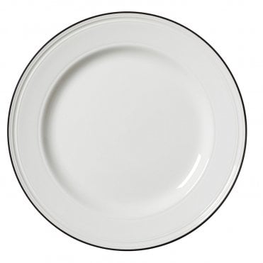 Bead Black Band Plate 20.25cm (8") | Box of 12