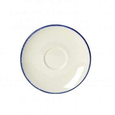 Blue Dapple Liv Saucer 12.5cm (4 7/8") | Box of 36