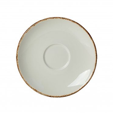 Brown Dapple Liv Saucer 15.25cm (6") | Box of 36