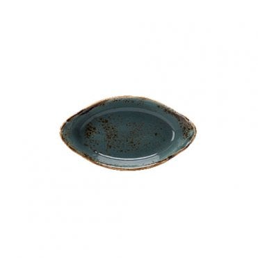 Craft Blue Oval No1 Eared Dish 20 x 11cm (7 7/8 x 4 3/8") | Box of 24