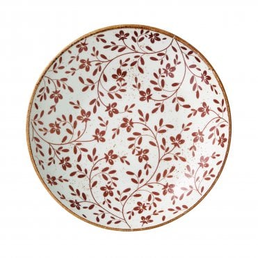 Flora Brown Coupe Bowl 25.5cm 120.25cl (10" 42 2/7oz) | Box of 12