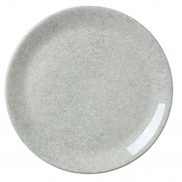 Ink Crackle Grey Coupe Plate 20.25cm (8") | Box of 12