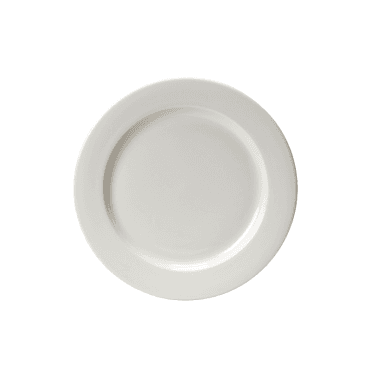 Monaco White Flat Rim Plate 20.25cm (8") | Box of 24
