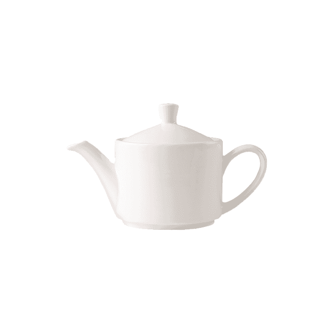 Steelite Monaco White Vogue Teapot 85.25cl (30oz) Lid C665 | Box of 6
