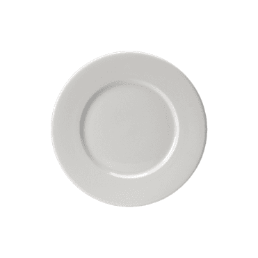 Monaco White Wide Rim Plate 16cm (6 1/4") | Box of 36