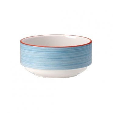 Rio Blue Unhandled Stacking Soup Cup 28.5cl (10oz) | Box of 36