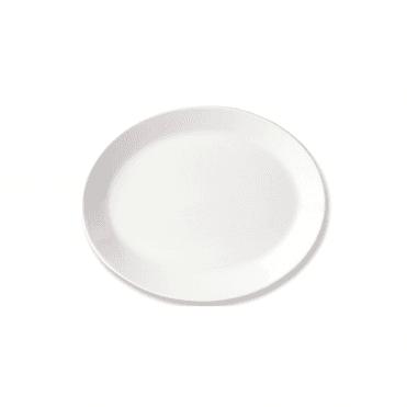Simplicity White Oval Coupe Plate 20.25cm (8") | Box of 24