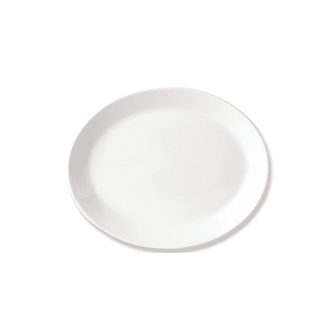 Steelite Simplicity White Oval Coupe Plate 28cm (11