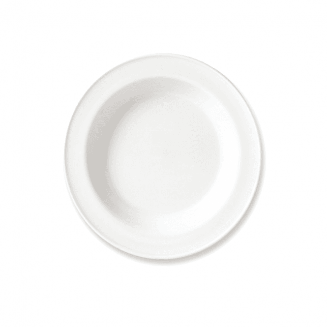 Steelite Simplicity White Rimmed Soup Plate 23cm 44cl (9