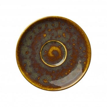 Vesuvius Amber Liv Saucer 15.25cm (6") | Box of 12