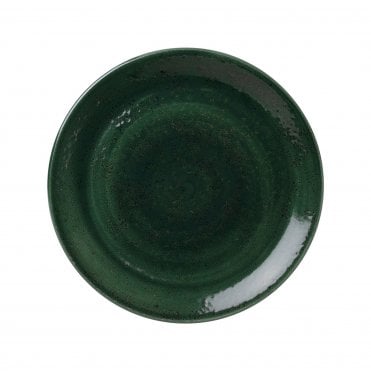Vesuvius Burnt Emerald Coupe Plate 20.25cm (8") | Box of 12