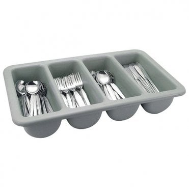 Cutlery Tray - Grey Plastic