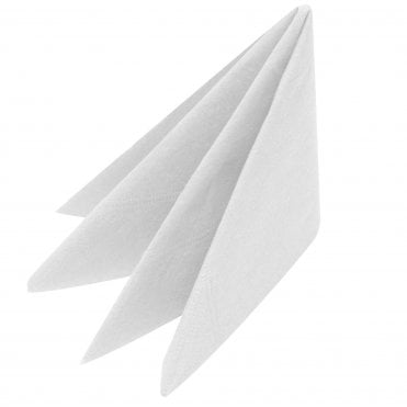 White Napkins 40cm 3ply | Box of 1000