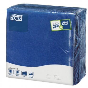 Dark Blue Dinner Napkin 2ply 4 Fold | Box of 1800