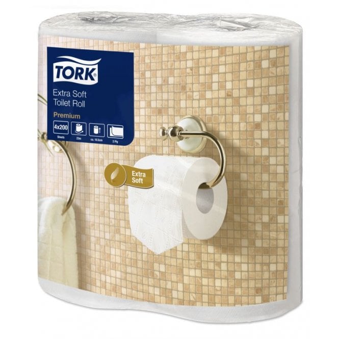 Tork Extra Soft Conventional Toilet Roll Premier – 3 ply | Box of 41