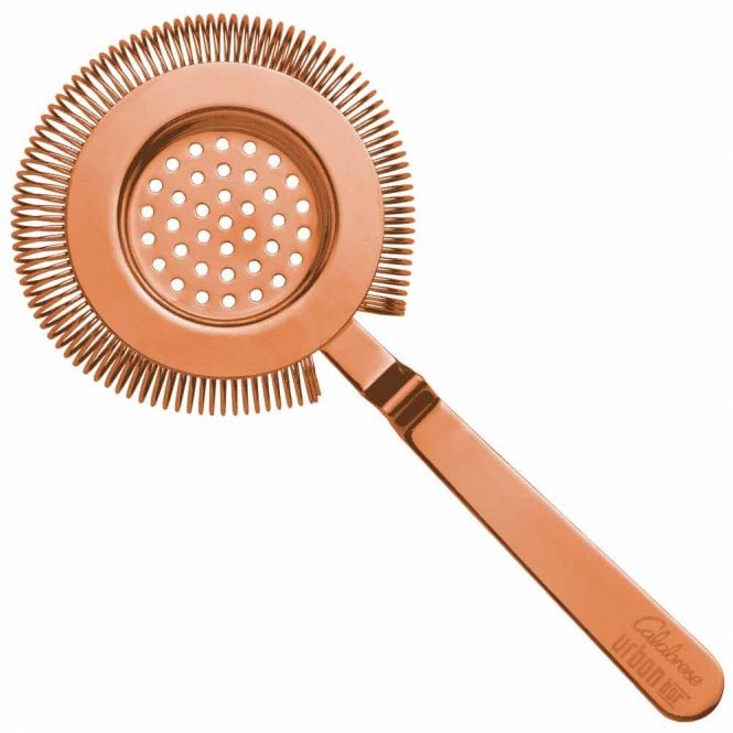 Urban Bar Calabrese Copper Hawthorne Cocktail Strainer Surface Fitting 20.5cm