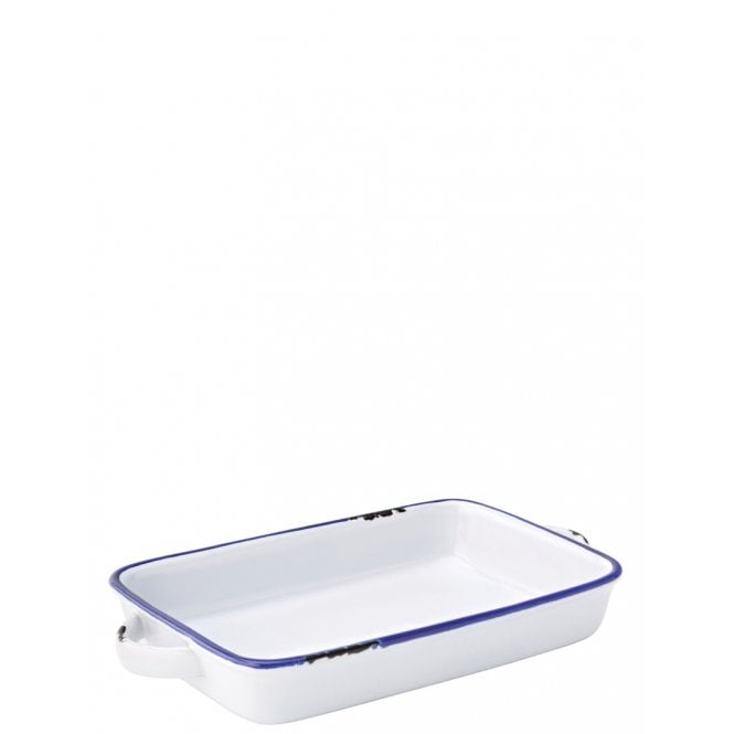 Utopia Avebury Blue Large Rectangular Dish 8.5