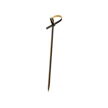 Bamboo Black Knotted Skewer 3.5" (9cm) | Box of 1