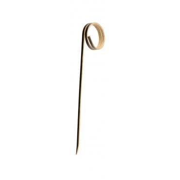 Bamboo Black Loop Skewer 3.5" (9cm) | Box of 1