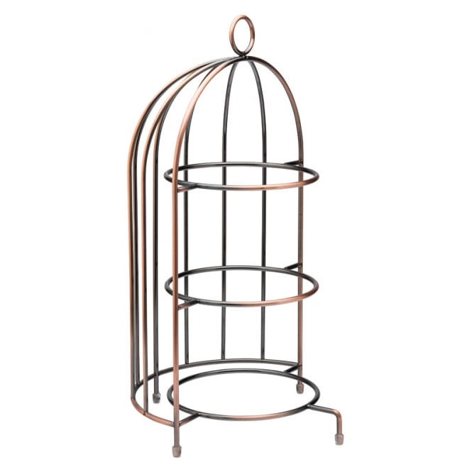 Utopia Birdcage Plate Stand 17.5 x 8.75