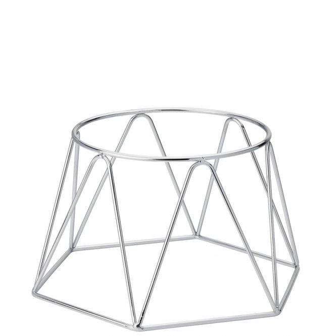 Utopia Chrome Plate Riser - 19cm x 15.5cm | Box of 6