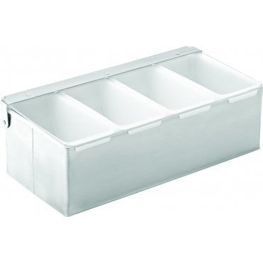 Condiment Holder - 4 Inserts 11.75" (30cm) | Box of 1