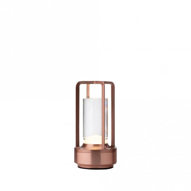 Utopia Cuba LED Cordless Lamp 17.5cm - Brushed Copper | Box of 6