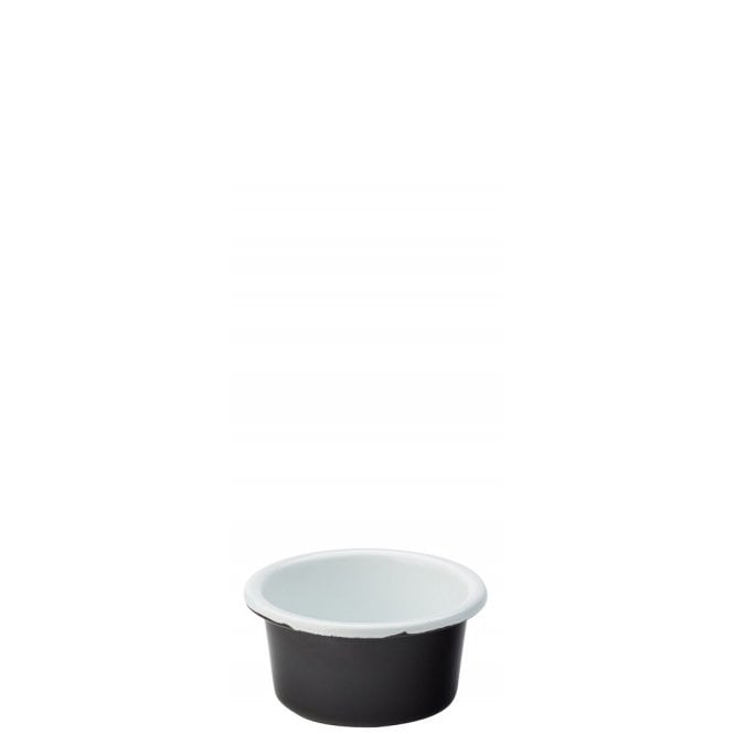 Utopia Eagle Enamel Black Ramekin 3.5