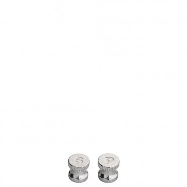 Engraved Salt/Pepper Knobs - Silver | Box of 10