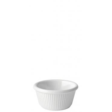 Fluted White Ramekin 3oz (9cl) | Box of 12