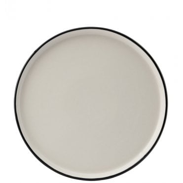 Homestead Black Walled Plate 12" (30cm) | Box of 6