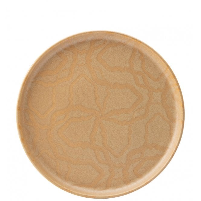 Utopia Maze Flax Walled Plate 12