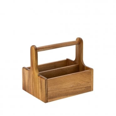 Medium Wooden Table Caddy | Box of 2