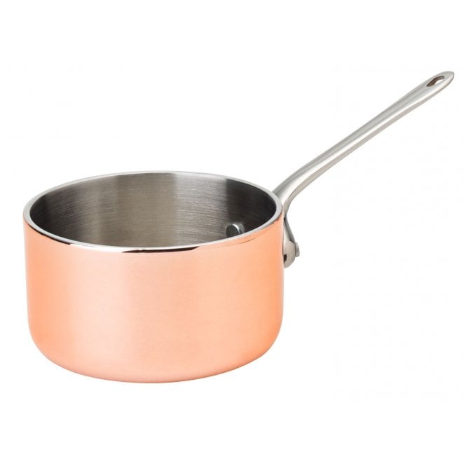 Utopia Mini Copper Pres Saucepan 3